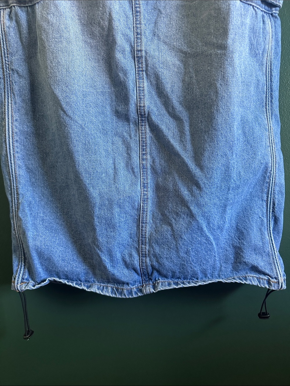 Angel Kiss Light Blue Denim Cargo Skirt Size 3/26 - Picture 5 of 14